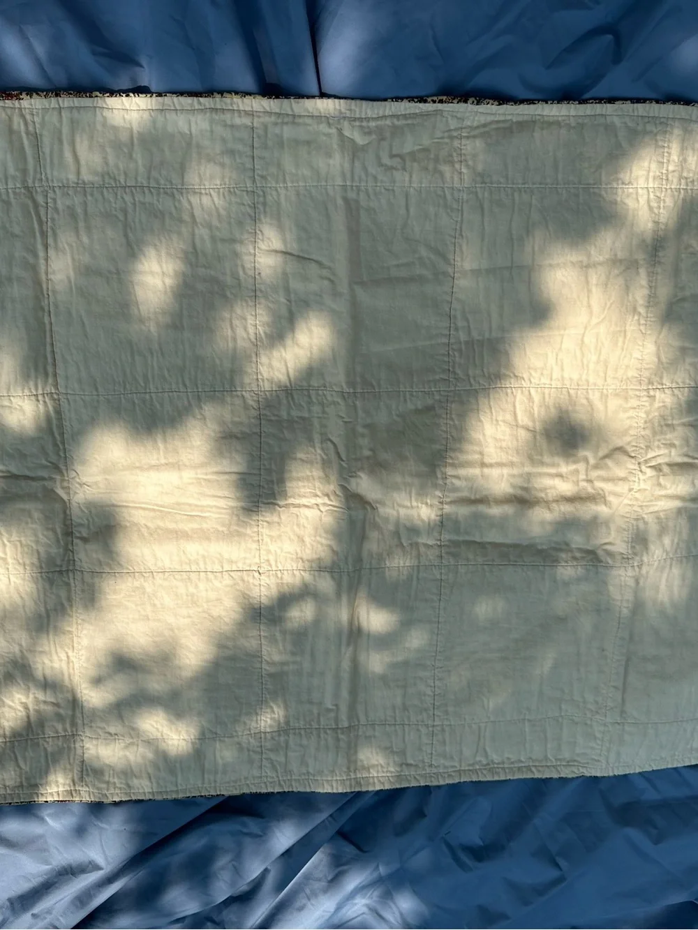 Vintage Handmade Patchwork Quilt Checkerboard. Cottagecore. Rustic.Granny. 50x33